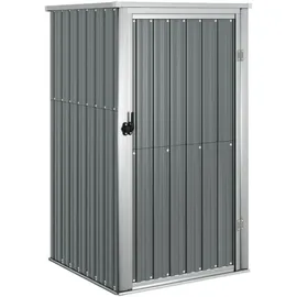 vidaXL Geräteschrank 0,89 x 0,89 m Grau
