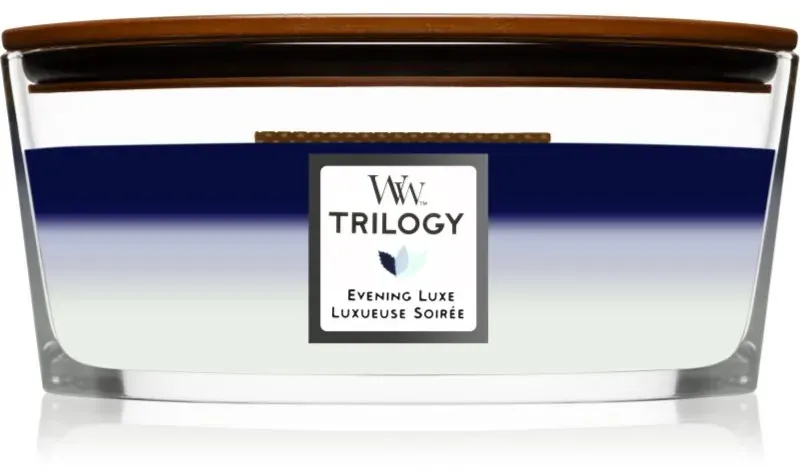 Woodwick Trilogy Evening Luxe Duftkerze mit holzdocht (hearthwick) 453.6 g