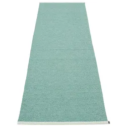 pappelina Mono Outdoor-Teppich - jade / blass türkis 85 x 260cm