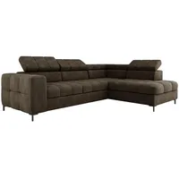 XXL Ecksofa Couch mit Schlaffunktion, Schlafsessel mit Bettfunktion L Form, Big Sofa, Schlafsofa mit Bettkasten, Ecksofa mit Schlaffunktion 280 cm breit, Sofa mit Schlaffunktion (Rechts, Vogue 6)