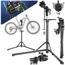 Tectake Fahrrad Montageständer Reparaturständer klappbar höhenverstellbar grau/schwarz