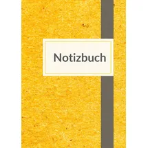 LIWI Literatur- und Wissenschaftsverlag Notizbuch A5 blanko - 100 Seiten 90g/m2 - Soft Cover Gelb - FSC Papier