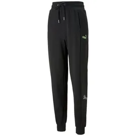 Puma Trainingshose POWER NOVA SHINE Colorblock High-Waist TR 674447-01 M - PUMA Black - M