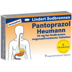 Pantoprazol Heumann 20 mg b.Sodbrennen msr.Tabl. 7 St