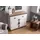 Massivmoebel24 Sideboard 107 x 90 x 45 cm Weiß