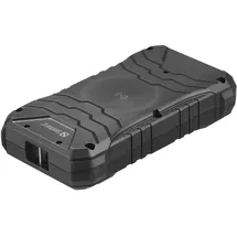 Sandberg Survivor Powerbank 20000 mAh, Kabelloses Aufladen, Schwarz