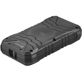Sandberg Survivor Powerbank 20000 mAh, Kabelloses Aufladen, Schwarz