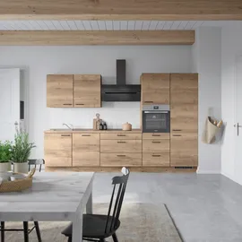 Nobilia Küchenzeile Structura II 330 cm braun