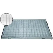 ACO Gitterrost 80 x 50 cm Silber