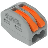 WAGO GMBH & CO. KG WAGO GmbH& Co. KG Verbindungsklemme 2x0,08-4qmm grau 222-412