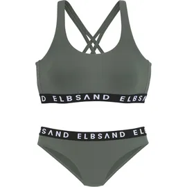 ELBSAND Balconette-Bikini Damen Grün 40 Cup C/D