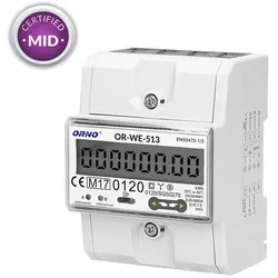ORNO-POLSKA ORNO OR-WE-513, Elektronisch, PlugIn einfügen, Ausgangsleistung, kWh