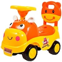 MalPlay Kinderfahrzeug Happy FACE | Gehfrei Spiel- und Lauflernwagen Rutscherfah