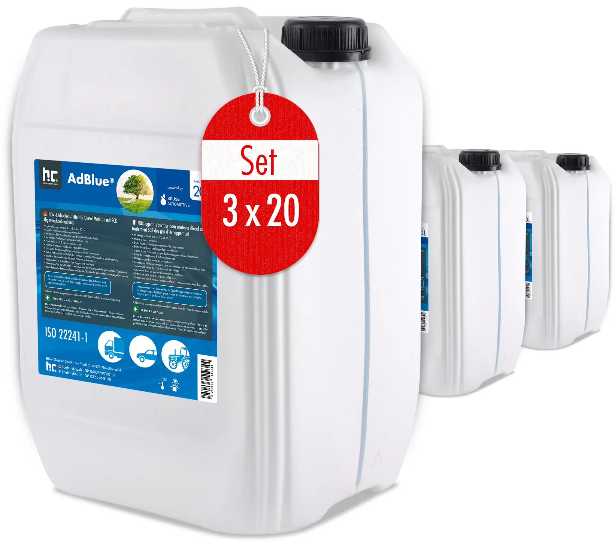 3 x 20 L Kanister AdBlue®