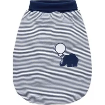 Schnizler Strampelsack Interlock Elefant in Marine | Gr.: onesize