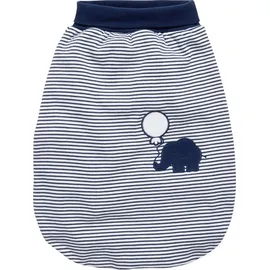 Schnizler Strampelsack Interlock Elefant in Marine | Gr.: onesize