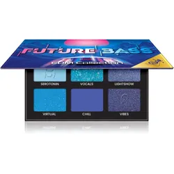 Rude Cosmetics EDM Collection Lidschattenpalette Farbton Future Bass 6 g