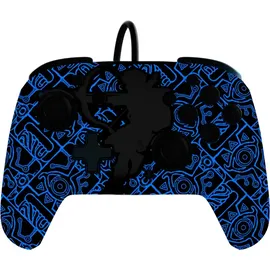 PDP Rematch Wired Controller Glow in the Dark Blau Nintendo Switch
