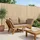 vidaXL 3-in-1 Gartenbank 3-in-1 110 x 60 x 90 cm Schwarz