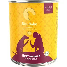 Herrmann's Manufaktur Classic Bio-Menü Huhn mit Reis 24 x 800 g
