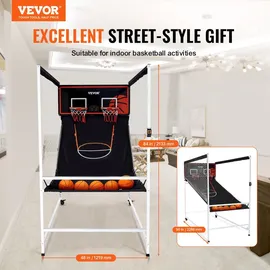 Vevor Basketballspiel Indoor Schwarz
