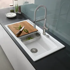 Villeroy & Boch Einhängeschale 114,5 x 38 cm Edelstahl