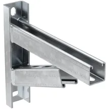 Fischer Auslegerkonsole Massiv Stahl 300 mm grau