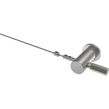 Interdeco SEILSPANNGARNITUR / SEILSPANNER SET Tavia 500 cm Seil, Chrom