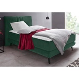 Places of Style Boxspringbett »Skien«, grün , 43271821-0 Samtoptik,