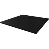 Breuer Duschwanne LiteLine Quadrat Mineralguss Anthrazit 60 cm x 90 cm x 90 cm