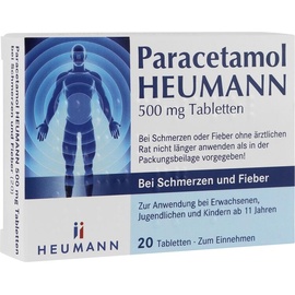 Heumann Paracetamol Heumann 500mg Tab.b.schmerzen U.fieber