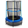 Trampolin 153 cm inkl. Sicherheitsnetz blau/schwarz/gelb