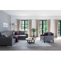 Homing Cord-Vorhang Sven Beige | Schlaufenvorhang inkl. Multifunktionsband |