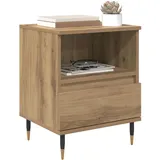 vidaXL Nachtschrank Artisan-Eiche 40 x 35 x 50 cm Eiche