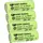 GP 4x GP Akku 2/3 AAA 1,2V / 400mAh GP40AAAM Micro NiMH Akku Höhe 29,7mm