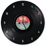 speecheese Retro Vinyl Special Schallplatte Wanduhr aus Alu Musikalischer Zeitmesser Kreisförmige Bunte Schallplatte Farbenfrohes Label-Design Trendaffe Records
