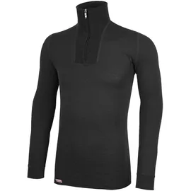 Woolpower Zip Turtleneck 200 schwarz 3XL
