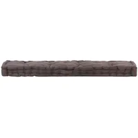 VidaXL Palettenkissen Baumwolle 120×40×7 cm Anthrazit