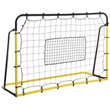 Homcom Fußballnetz für mehrere Ballsportarten gelb, schwarz 184 x 63 x 123 cm