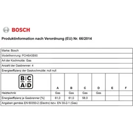 Bosch Herdset Backofen Pyrolyse Hydrolyse + Gas-Kochfeld