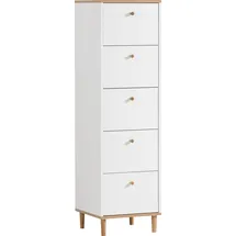 Schildmeyer Hilda 40 x 142 x 40 cm Weiß / Eiche