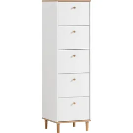 Schildmeyer Hilda 40 x 142 x 40 cm Weiß / Eiche