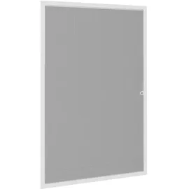 vidaXL Insektenschutz für Fenster 90 x 120 cm Weiß