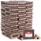 Holzbriketts Spark Hartholz Kaminbrikett Rund Buche 10kg x 96 960kg Palette