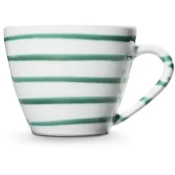Gmundner Keramik Grüngeflammt, Cappuccino Tasse 0,16 liter