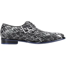 Floris van Bommel Schuhe schwarz weiß 18159 für Herren, schwarz, Größe 45 1⁄3 EU / 10,5 UK