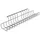 Twinco Kabelkorb B490xT100xH80-85mm silber