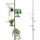 bremermann Teleskop-Blumenregal 49 x 290 x 19 cm Grau