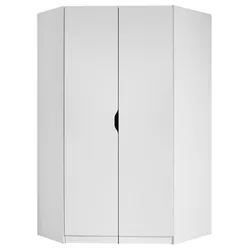 Eckschrank Freising ca. 117x197x104 cm Weiß
