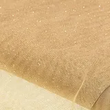 buttinette Feintüll Glitzer gold 1 m x 1,5 m